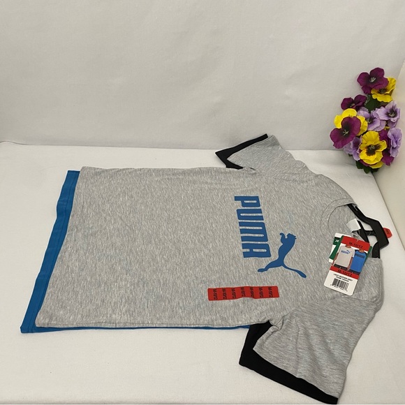 PUMA Boys 2 Pack Short Sleeve T-Shirts, NWT - Picture 1 of 6
